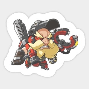 Torbjørn Overwatch cute spray Sticker